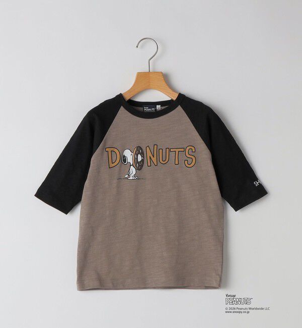 SHIPS KIDS「SHIPS KIDS:100～130cm /PEANUTS スヌーピー フットボール プリント Tシャツ」|Tシャツ・カットソー|