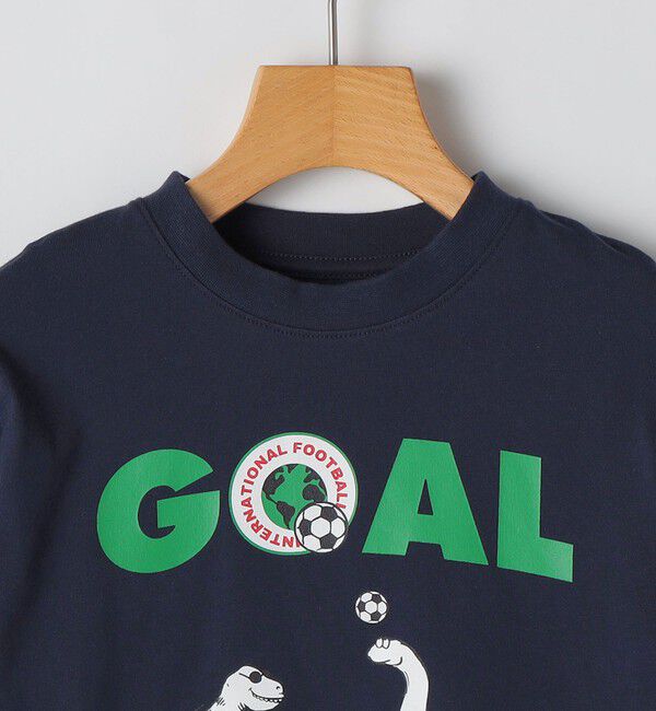 SHIPS KIDS「【SHIPS KIDS別注】ARCH＆LINE:100～130cm / 恐竜 長袖 Tシャツ」|Tシャツ・カットソー|