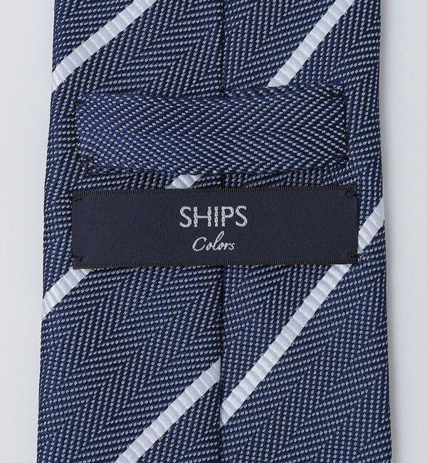 SHIPS Colors 「SHIPS Colors:日本製 シルク ストライプ ネクタイ」|ネクタイ・蝶ネクタイ|