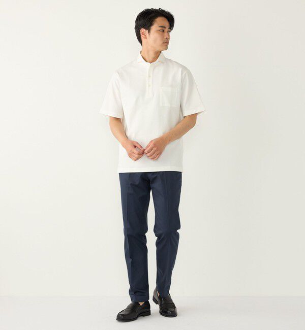 SHIPS Colors 「SHIPS Colors:〈吸水速乾・接触冷感・遮熱〉AVANT(R) 3D ポンチ ポロシャツ◇」|ポロシャツ|