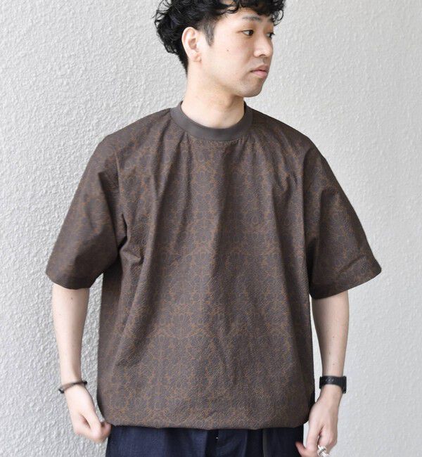 SHIPS any「SHIPS any:〈撥水/軽量/ストレッチ〉SOLOTEX(R)  シアサッカー スピンドル Tシャツ ◇」|Tシャツ・カットソー|