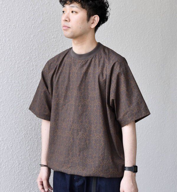 SHIPS any「SHIPS any:〈撥水/軽量/ストレッチ〉SOLOTEX(R)  シアサッカー スピンドル Tシャツ ◇」|Tシャツ・カットソー|