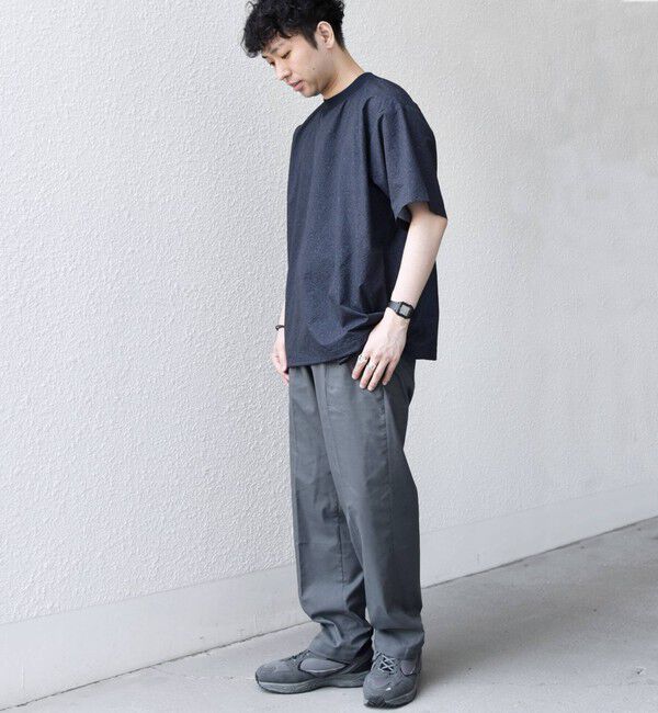 SHIPS any「SHIPS any:〈撥水/軽量/ストレッチ〉SOLOTEX(R)  シアサッカー スピンドル Tシャツ ◇」|Tシャツ・カットソー|