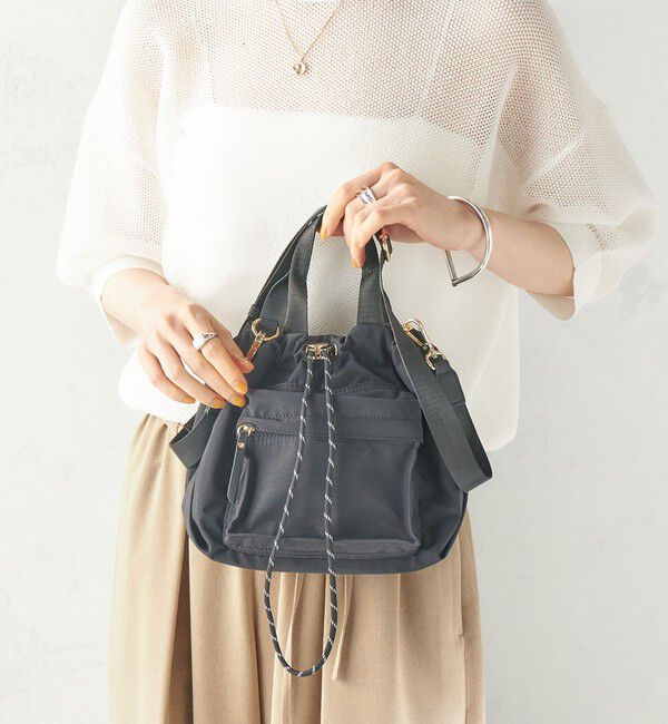 SHIPS for women「《予約》【WEB限定】Hyman Roth:〈撥水加工〉ナイロン ミニバッグ」|ショルダー・メッセンジャー|