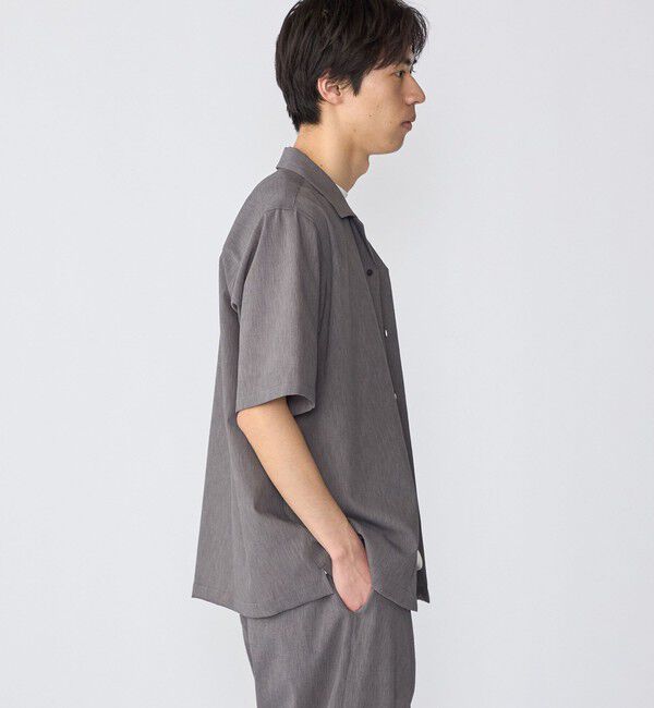 SHIPS「SHIPS:〈セットアップ対応/ 撥水〉Comfy Line DRYAIR ショートスリーブ シャツ」|シャツ・ブラウス|