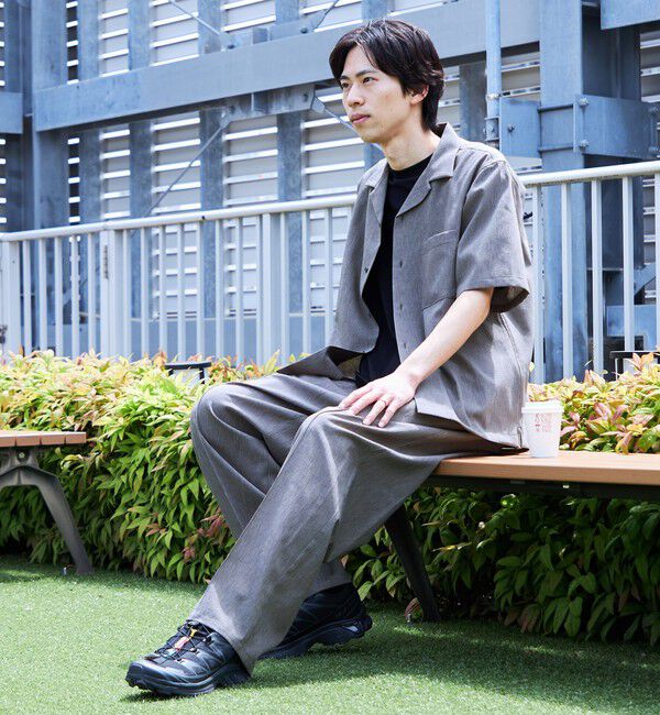 SHIPS「SHIPS:〈セットアップ対応/ 撥水〉Comfy Line DRYAIR ショートスリーブ シャツ」|シャツ・ブラウス|