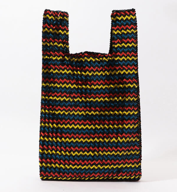 TOMORROWLAND GOODS「【別注】ASHISH&times;TOMORROWLAND スパンコールプライマリージグザグショッピングバッグ」|ハンドバッグ|