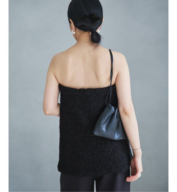 Plage「《予約》TWEED ニットベアトップ」|チューブトップ|