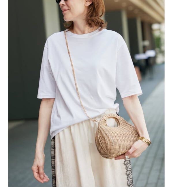 VERMEIL par iena「ディオラマ クルーネック Tシャツ」|Tシャツ・カットソー|