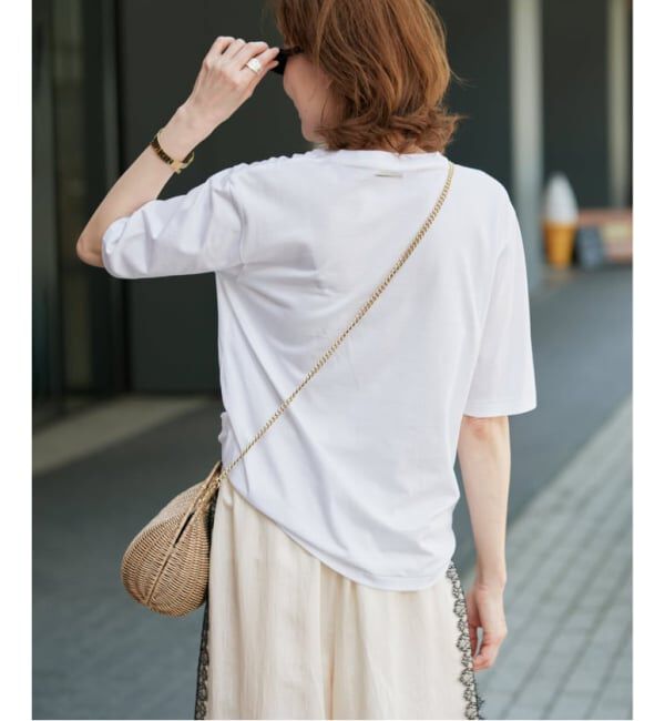 VERMEIL par iena「ディオラマ クルーネック Tシャツ」|Tシャツ・カットソー|