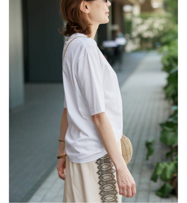 VERMEIL par iena「ディオラマ クルーネック Tシャツ」|Tシャツ・カットソー|