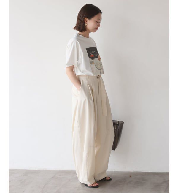 SLOBE IENA「Lundi&times;FRUIT OF THE LOOM&times;SLOBE別注 フォトTシャツ」|Tシャツ・カットソー|