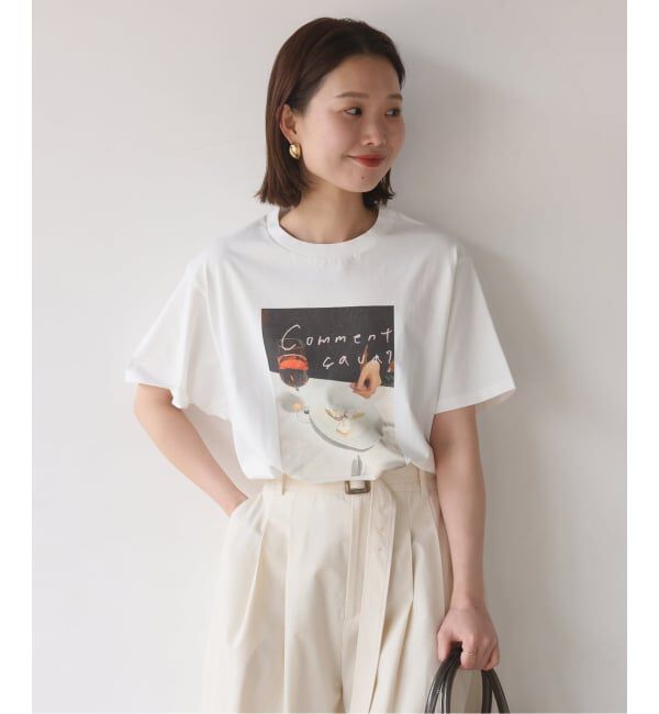 SLOBE IENA「Lundi&times;FRUIT OF THE LOOM&times;SLOBE別注 フォトTシャツ」|Tシャツ・カットソー|