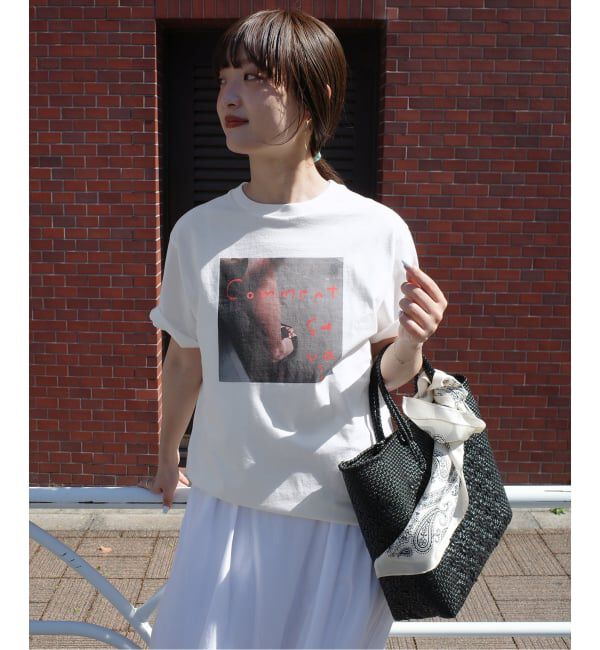 SLOBE IENA「Lundi&times;FRUIT OF THE LOOM&times;SLOBE別注 フォトTシャツ」|Tシャツ・カットソー|
