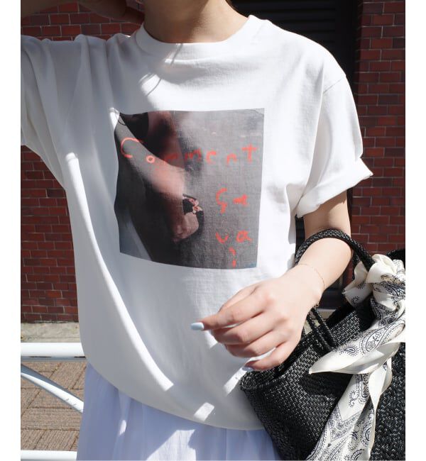 SLOBE IENA「Lundi&times;FRUIT OF THE LOOM&times;SLOBE別注 フォトTシャツ」|Tシャツ・カットソー|