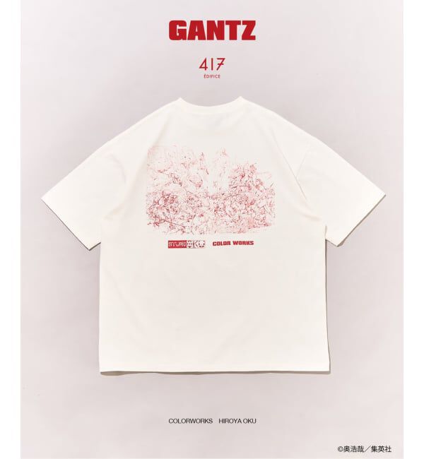 417 EDIFICE「GANTZ / ガンツ 417別注『COLOR WORKS』Tシャツ」|Tシャツ・カットソー|ホワイト