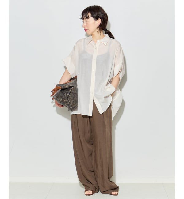journal standard L'essage「ライトローンドルマンシャツ」|シャツ・ブラウス|