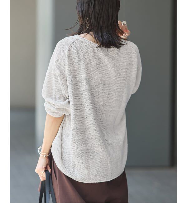 JOURNAL STANDARD「《追加》ペーパーヤーンカノコルーズプルオーバー」|ニット・セーター|
