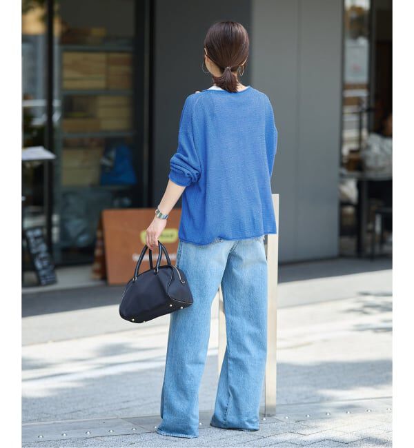 JOURNAL STANDARD「《追加》ペーパーヤーンカノコルーズプルオーバー」|ニット・セーター|