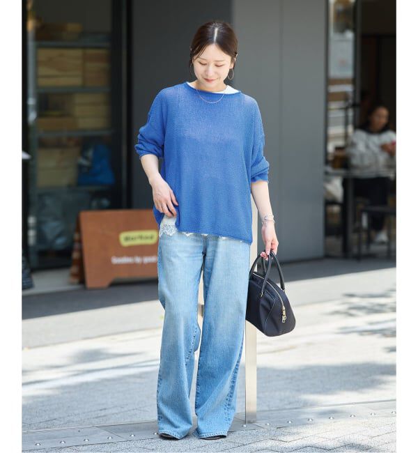 JOURNAL STANDARD「《追加》ペーパーヤーンカノコルーズプルオーバー」|ニット・セーター|
