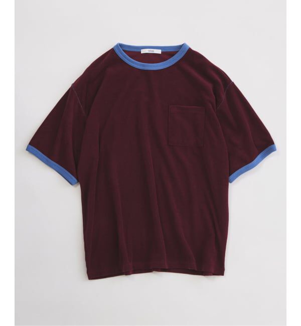 JOURNAL STANDARD relume「パイル リンガー Tシャツ」|Tシャツ・カットソー|ボルドー