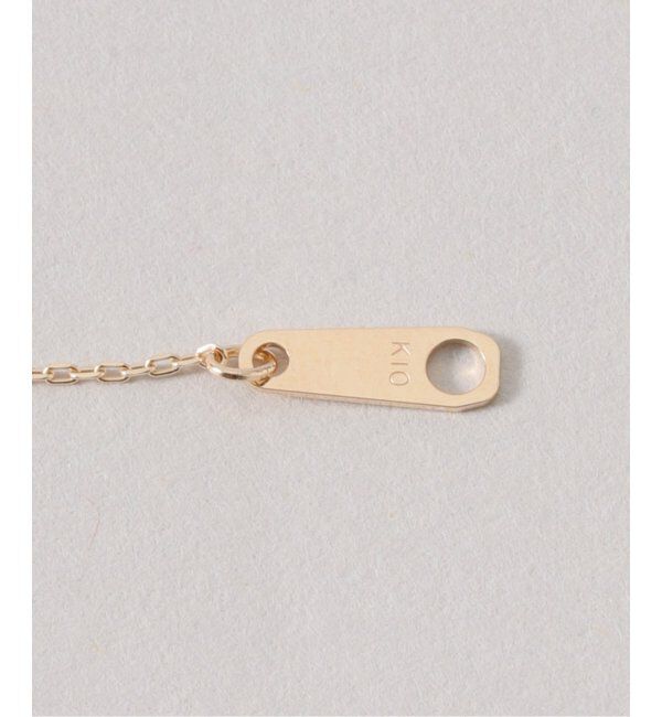 Lilas by Spick&Span「ホワイトトパーズ7ピースラインネックレス K10」|ネックレス|