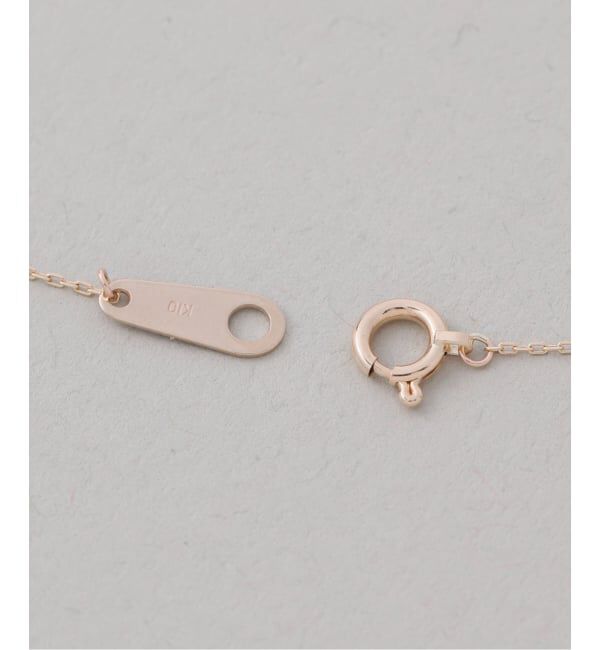 Lilas by Spick&Span「《WEB限定》ムーンラインホワイトトパーズネックレス K10」|ネックレス|