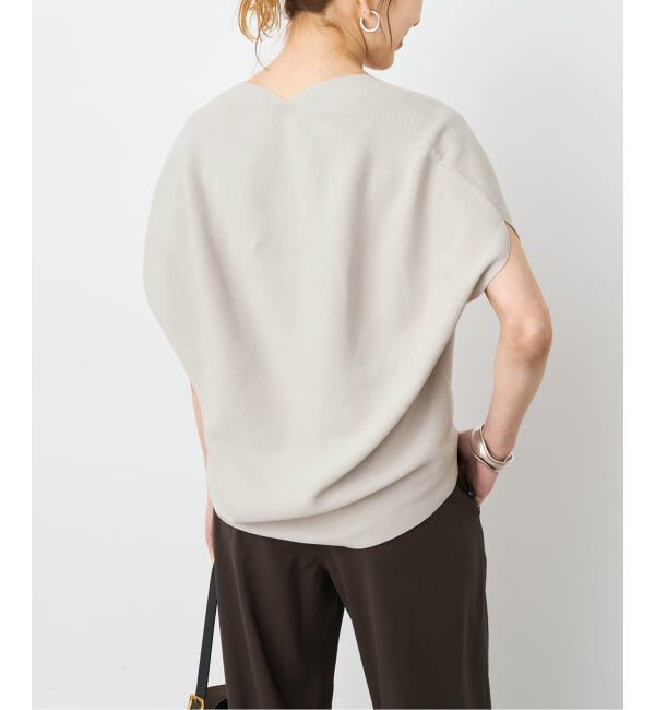 Spick and Span「《手洗い可》CO/PE コンフォートフレンチプルオーバー」|ニット・セーター|
