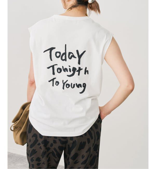 Spick and Span「バックロゴプリントフレンチT」|Tシャツ・カットソー|