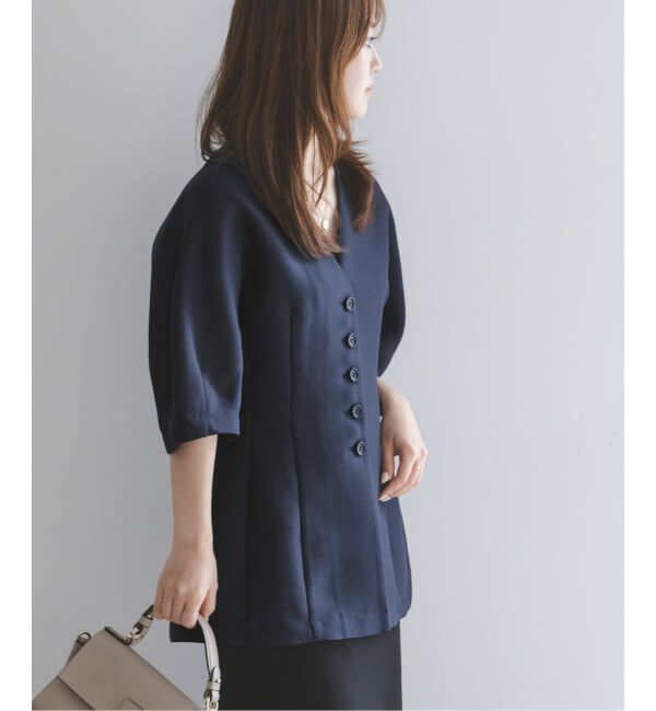 NOBLE「【洗える】スリーブフォルムエアリーブラウス」|シャツ・ブラウス|