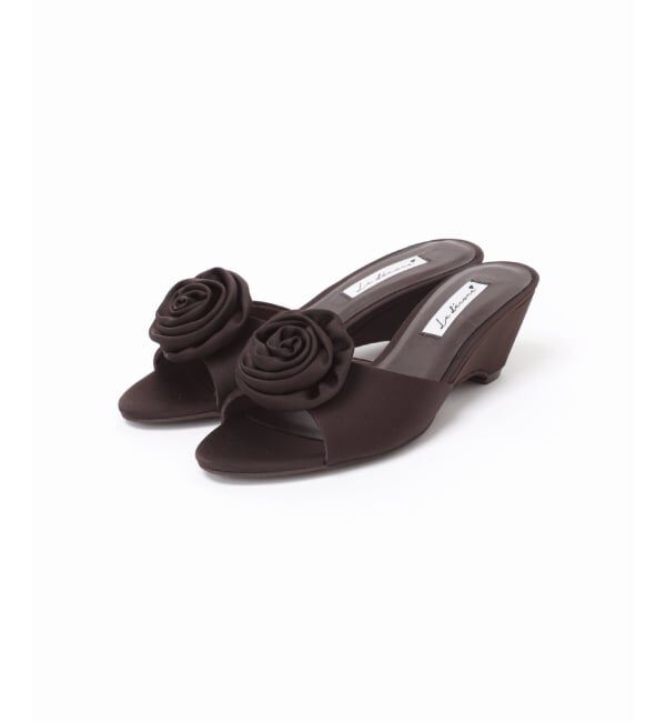  「《WEB限定》Le decore / ル デコレpuffy rose mule サンダル」|サンダル|
