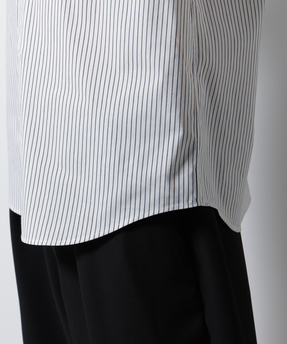 NANO universe「「ICE FLOW LINEN」バリエーションシャツ 半袖」|シャツ・ブラウス|