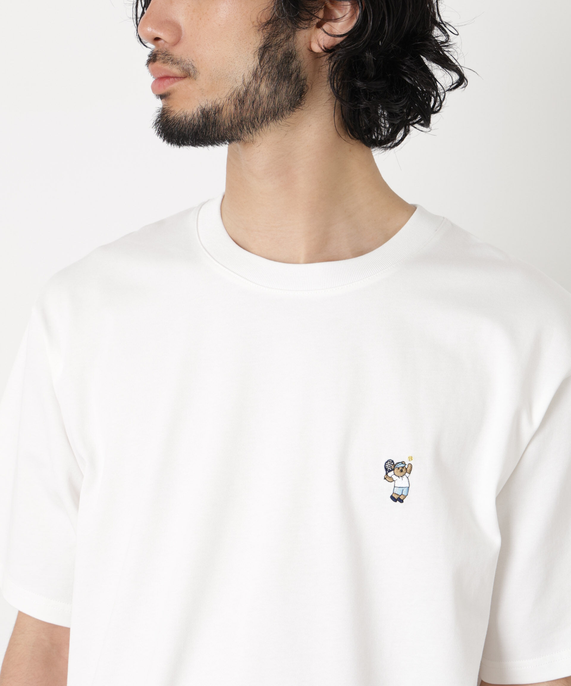 nano･universe「ナノベア  Tシャツ半袖 テニス」|Tシャツ・カットソー|
