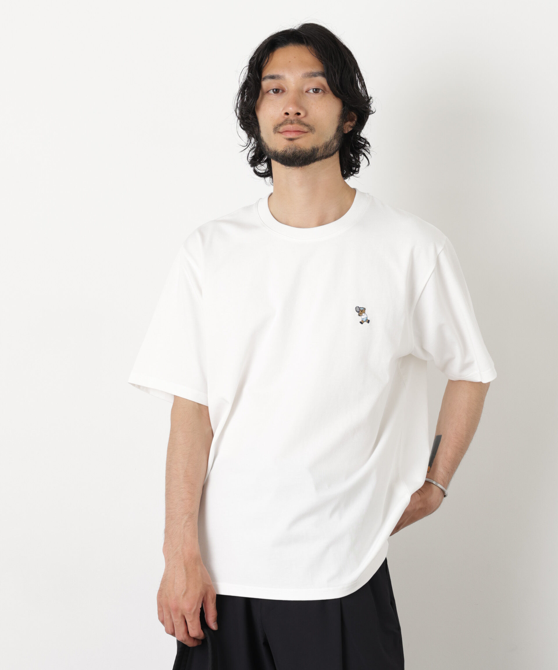nano･universe「ナノベア  Tシャツ半袖 テニス」|Tシャツ・カットソー|