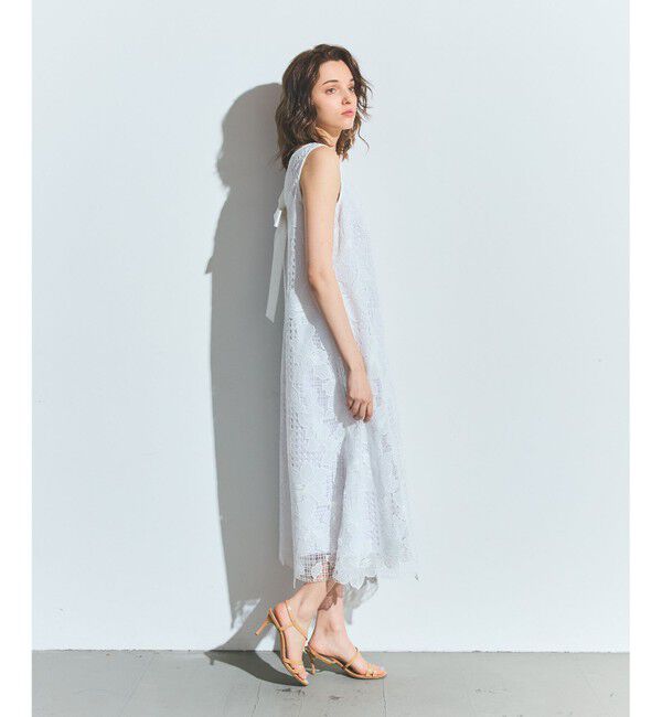 Grace Class「メッシュフラワーレースワンピース」|ワンピース|