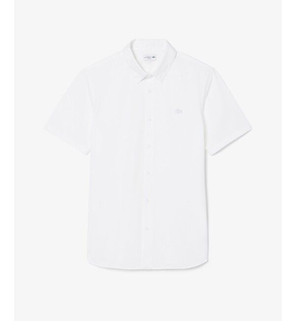 LACOSTE「スリムフィットミニマル半袖ボタンシャツ」|シャツ・ブラウス|