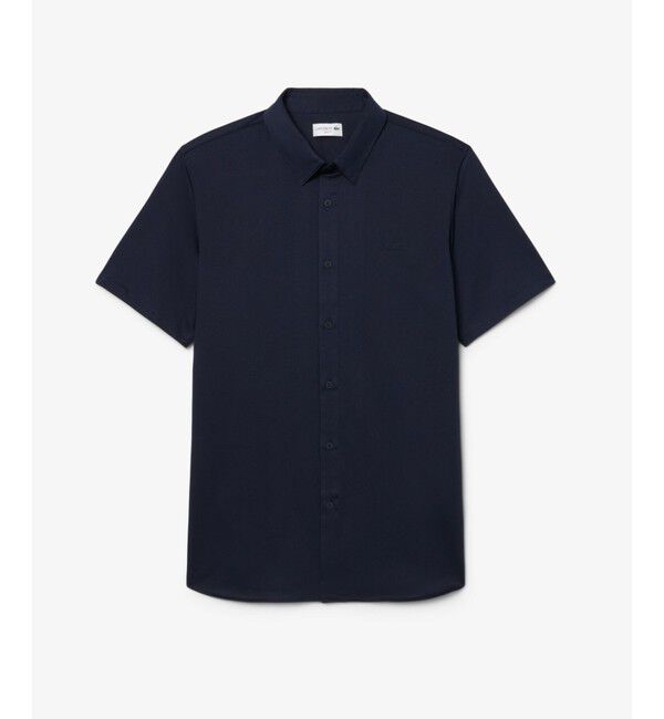 LACOSTE「スリムフィットミニマル半袖ボタンシャツ」|シャツ・ブラウス|