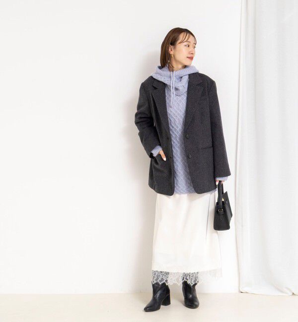 NOLLEY'S sophi「【WALANCE/ワランス】wool mohair cable boatneck top」|ニット・セーター|