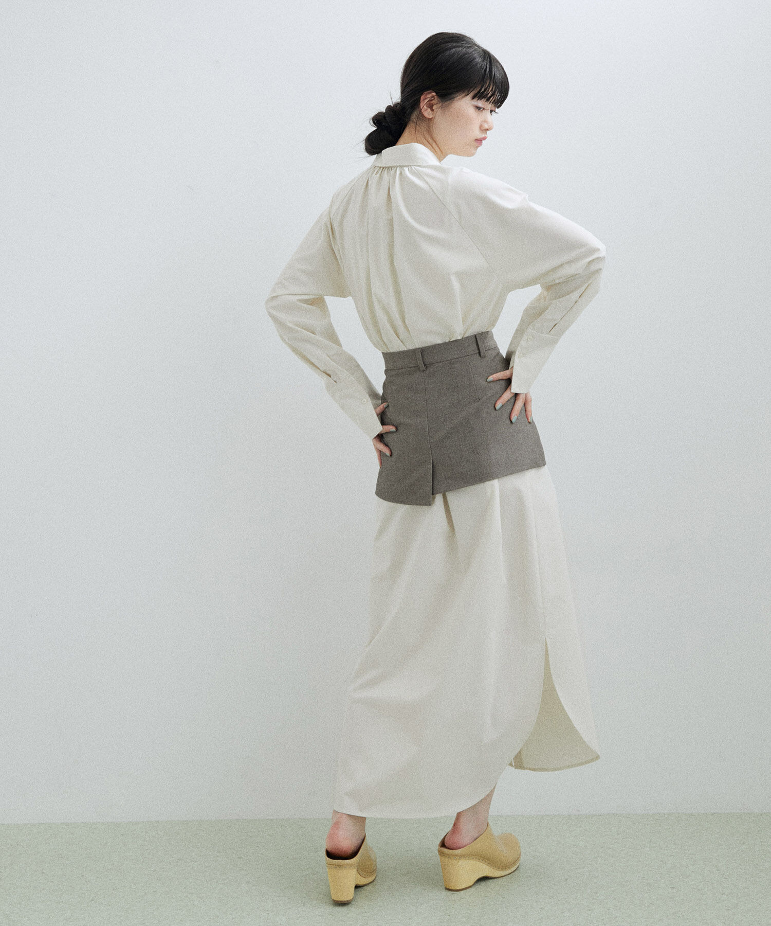 ADAM ET ROPE'「〈SETアイテム〉【サステナブル】ウエストマークシャツワンピース」|その他|