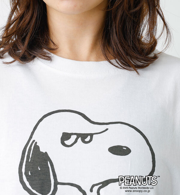 Rouge vif「【JOHNBULL/ジョンブル】PEANUTS プリントTシャツ / スヌーピー」|Tシャツ・カットソー|