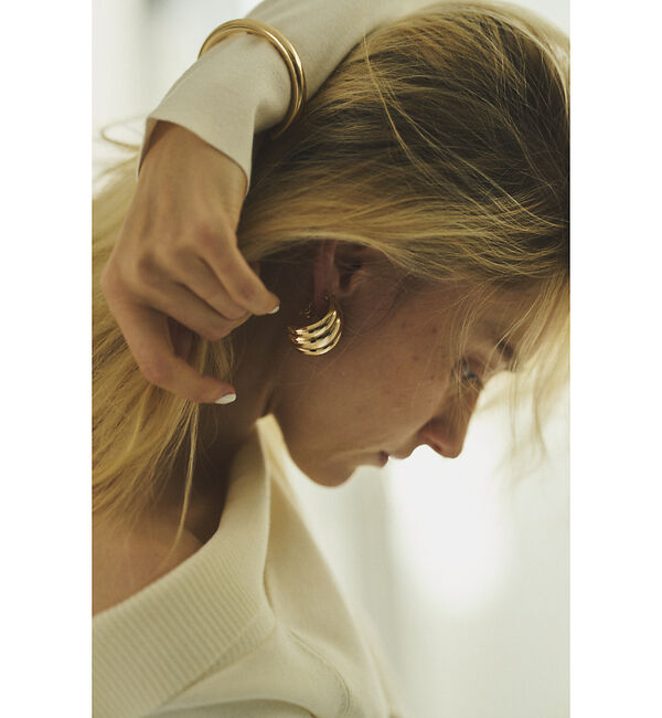 Rouge vif「【LILI CPASPE/リリクラスプ】SLOANE HOLLOW CUFF バ」|ブレスレット・バングル|