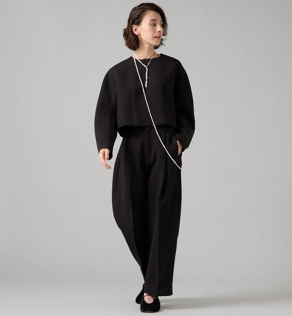 Liesse「トリプルクロスノーカラープルオーバー」|シャツ・ブラウス|