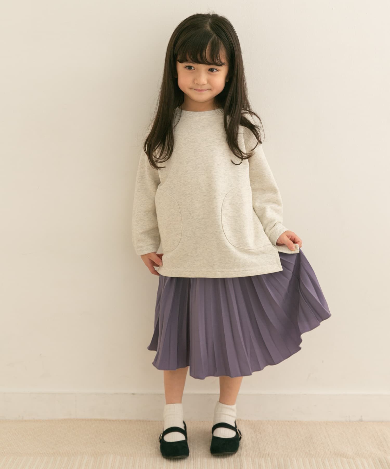 URBAN RESEARCH DOORS「『親子リンク』ランダムプリーツスカート(KIDS)」|その他|