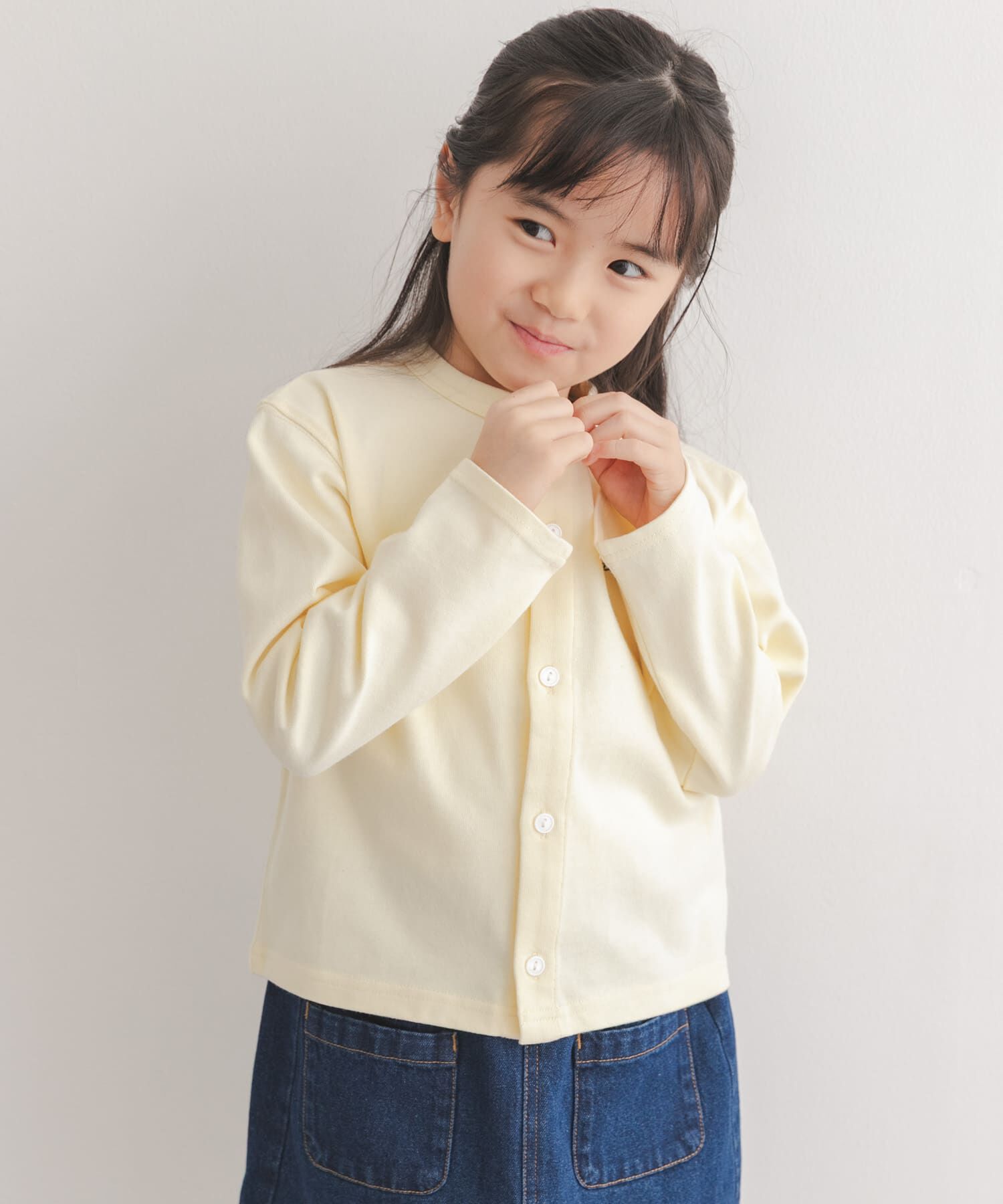 URBAN RESEARCH DOORS「『150サイズあり』クルーネック1pt刺繍カーディガン(KIDS)」|その他|