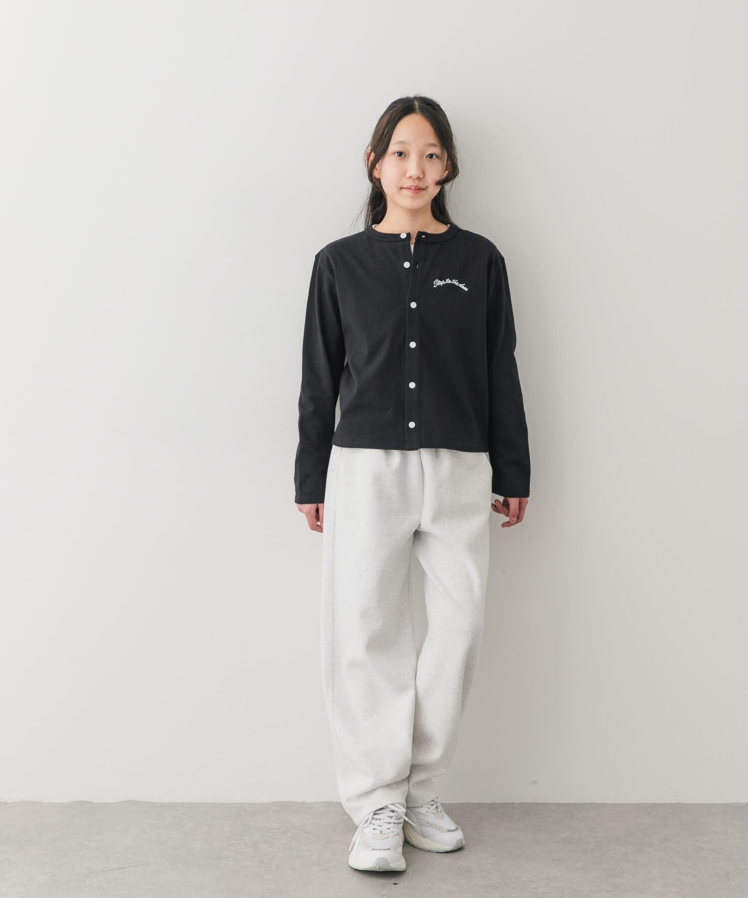 URBAN RESEARCH DOORS「『150サイズあり』クルーネック1pt刺繍カーディガン(KIDS)」|その他|