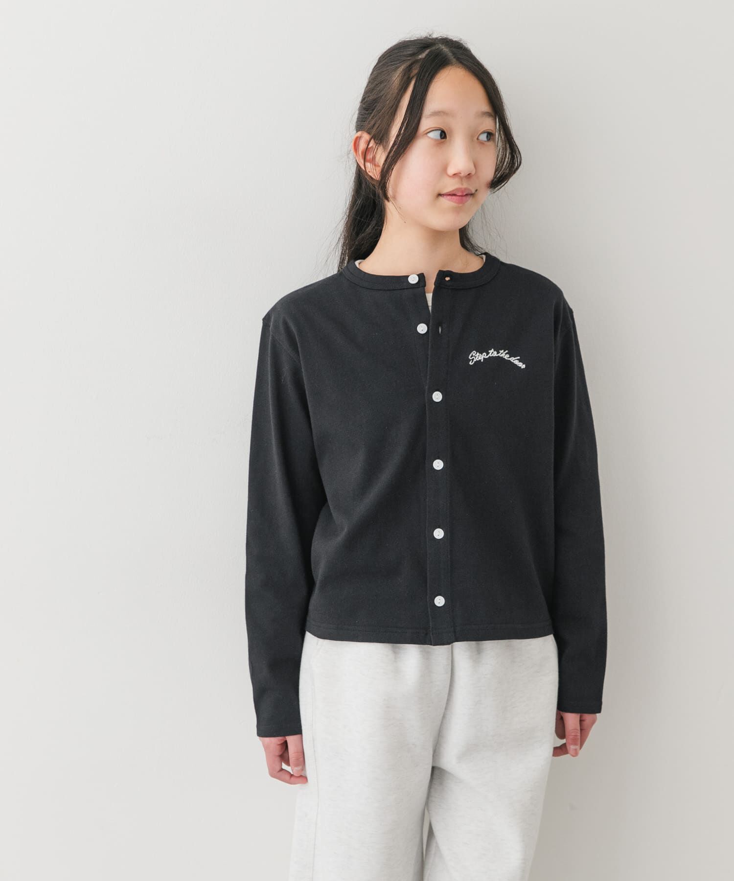 URBAN RESEARCH DOORS「『150サイズあり』クルーネック1pt刺繍カーディガン(KIDS)」|その他|