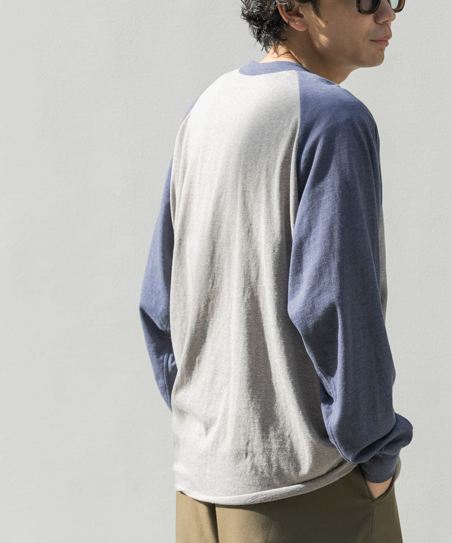 URBAN RESEARCH DOORS「FORK&SPOON　ベースボールロングスリーブTシャツ」|Tシャツ・カットソー|