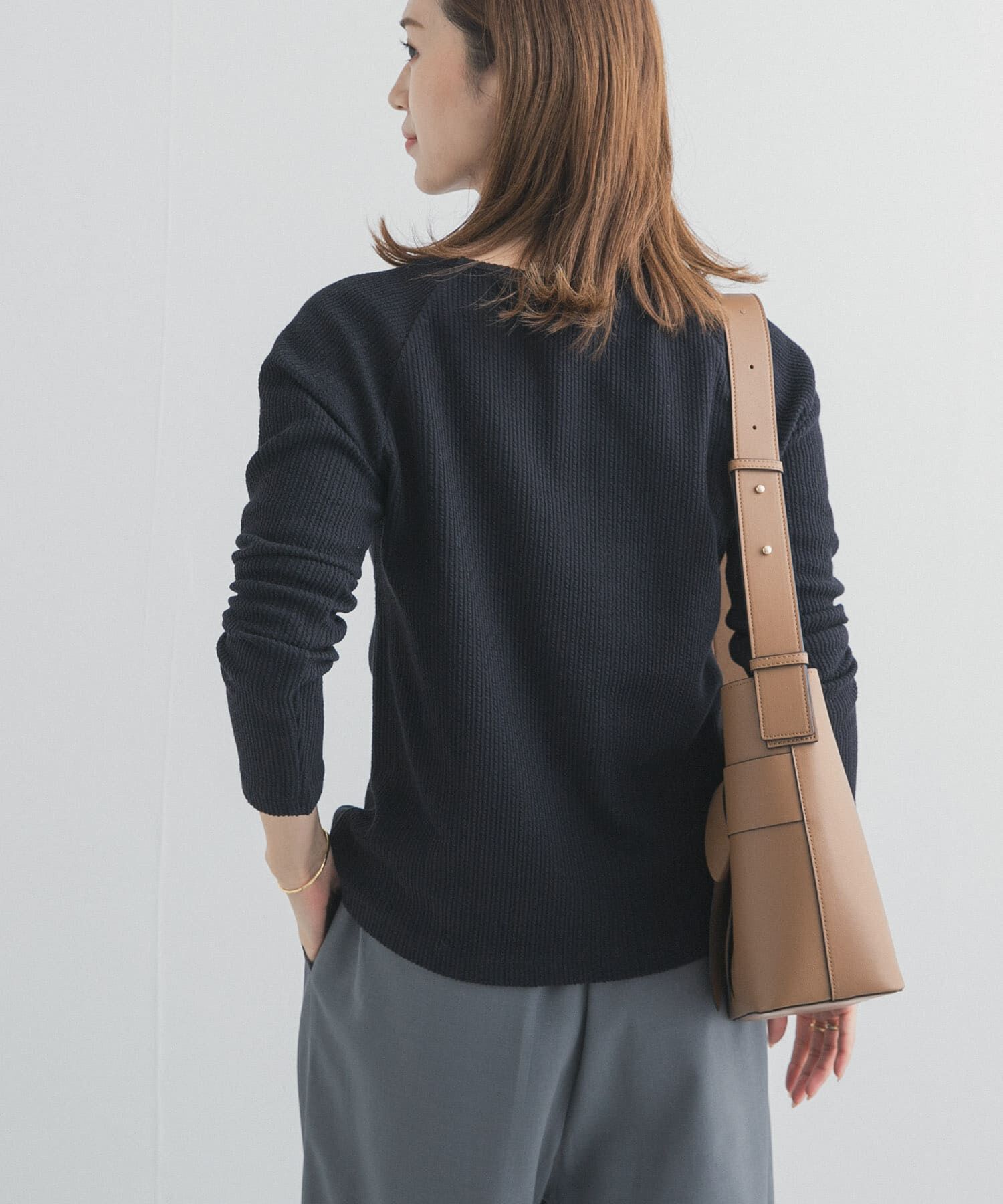 URBAN RESEARCH DOORS「スクエアネックプルオーバー」|Tシャツ・カットソー|