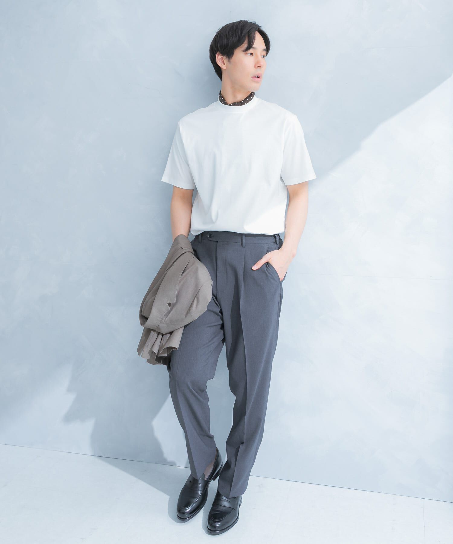 URBAN RESEARCH DOORS「『UR TECH』LIFE STYLE TAILOR　サマシェア ドレスTシャツ」|シャツ・ブラウス|