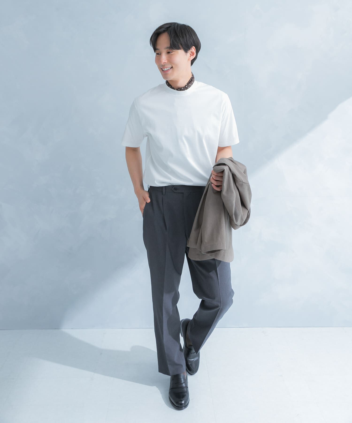URBAN RESEARCH DOORS「『UR TECH』LIFE STYLE TAILOR　サマシェア ドレスTシャツ」|シャツ・ブラウス|
